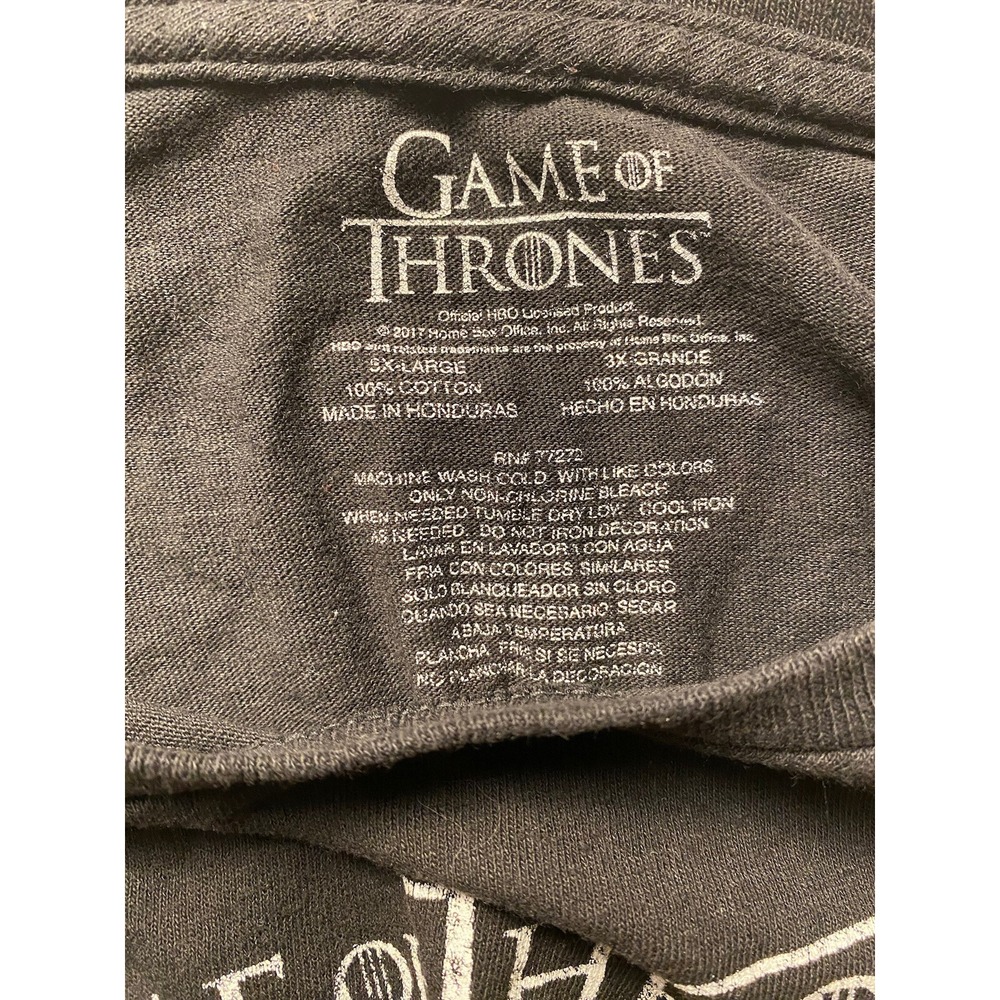Game Of Thrones Tshirt Size 3X Graphics Goth‎ Grunge Gamer Skater Biker Trippy - Picture 4 of 7